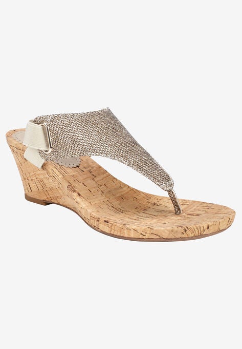 All Good Sandal, LT CORK GLITTER, hi-res image number null