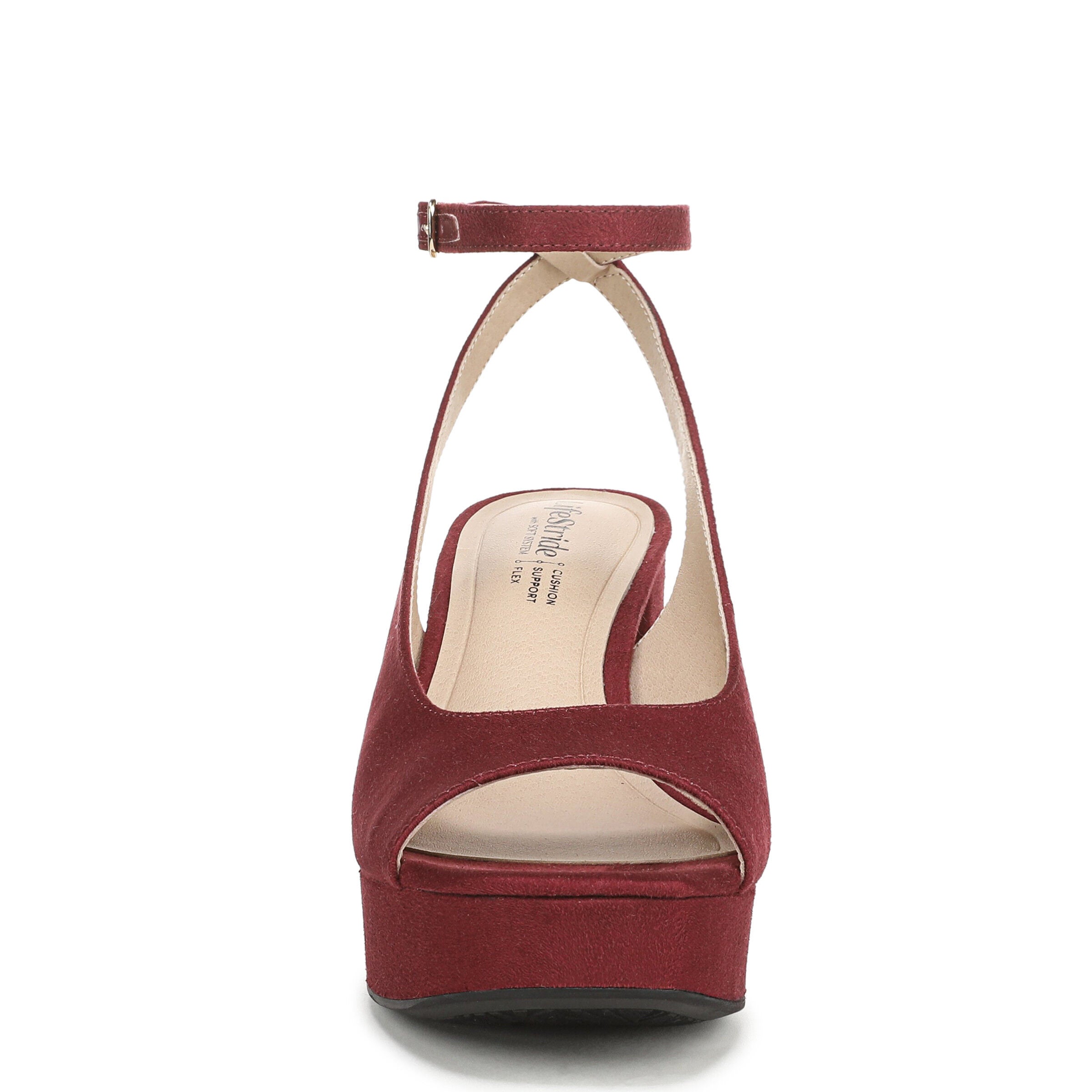 Aliyah Dress Sandal, MERLOT RED, alternate image number 4