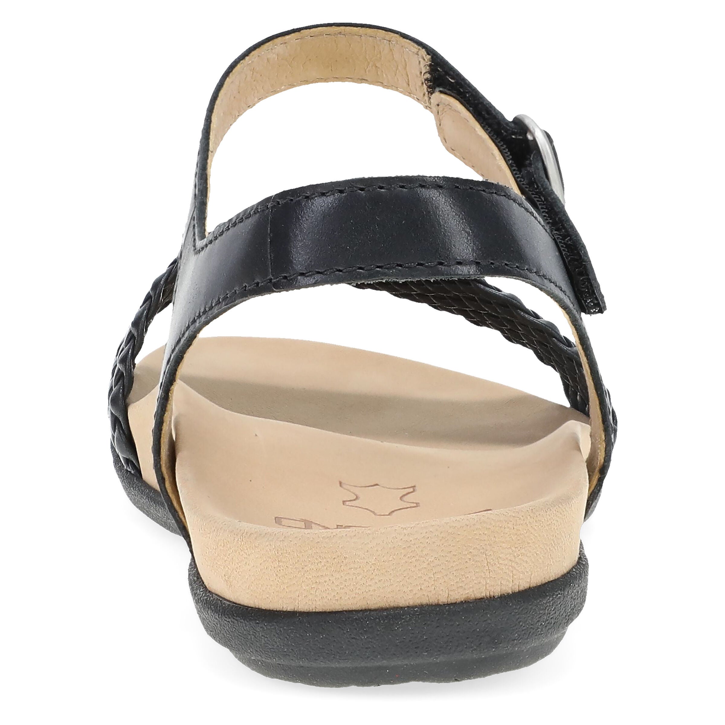 Jodie Black Woven Sandal, BLACK, on-hover image number 1