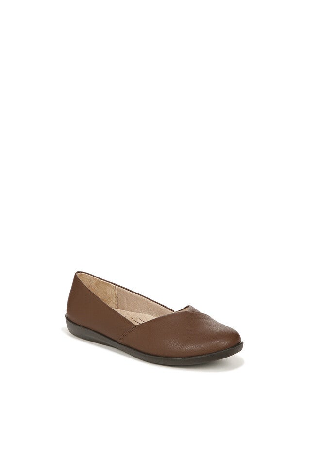 Notorious Flat, TAN FAUX LEATHER, hi-res image number null