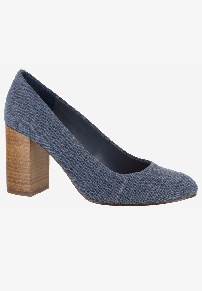 Nara II Pump by Bella Vita®, BLUE CANVAS, hi-res image number null
