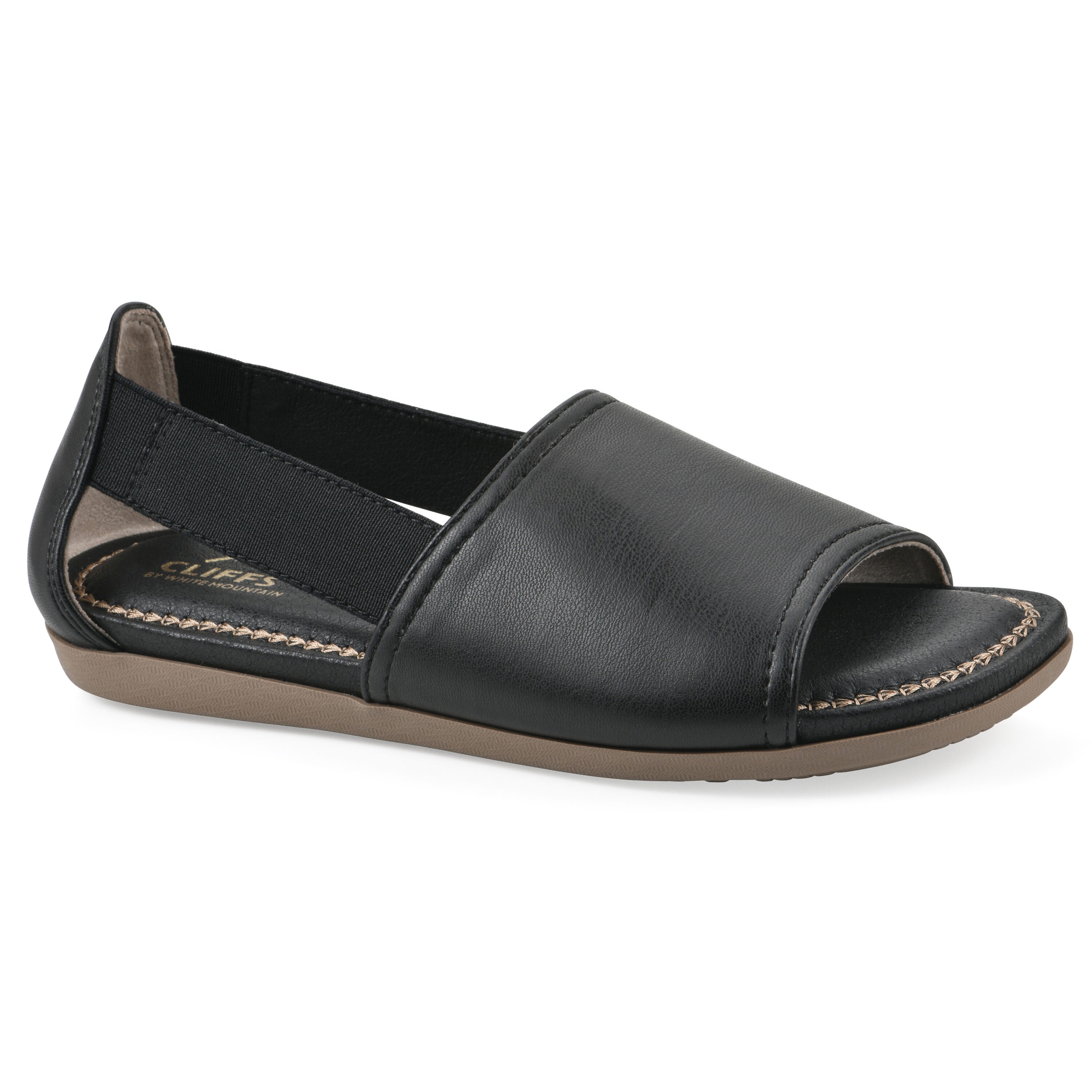 Frankson Open Toe Sandal, BLACK SMOOTH, hi-res image number 0