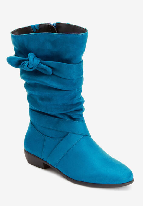 Heather Wide Calf Boot , TEAL, hi-res image number null