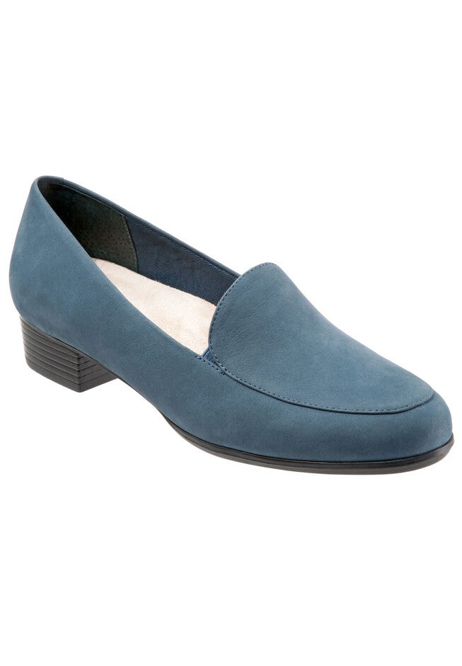 Monarch Dress Shoes by Trotters®, DENIM, hi-res image number 0