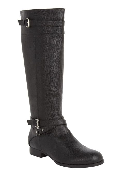 The Janis Regular Calf Leather Boot, BLACK, hi-res image number null