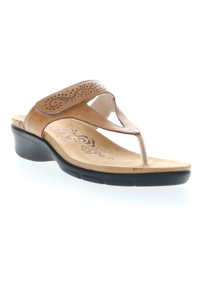 Wynzie Leather Sandal, TAN, hi-res image number 0