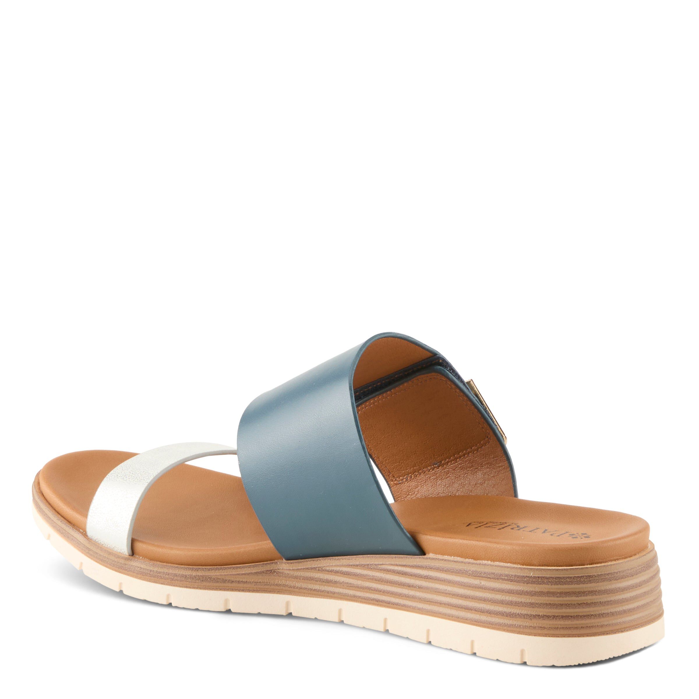 Maliyah Slide Sandal, BLUE MULTI, alternate image number 6