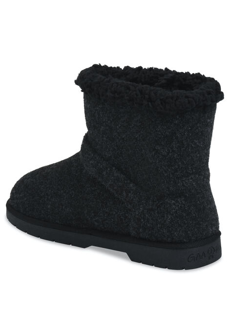 Faux Wool Ankle Boot, , on-hover image number null