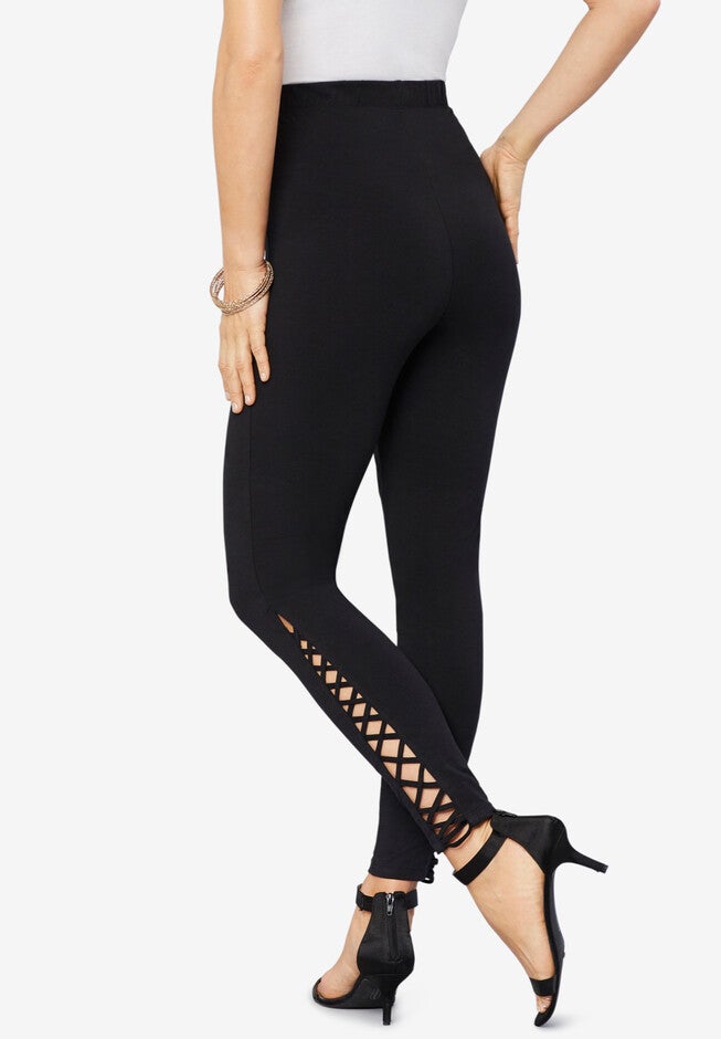 Lattice Essential Stretch Legging, , on-hover image number 1