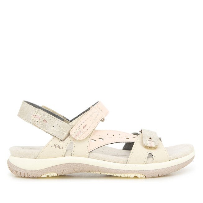 Stephie Vegan Sandal, CHALK ROSE METALLIC, alternate image number null