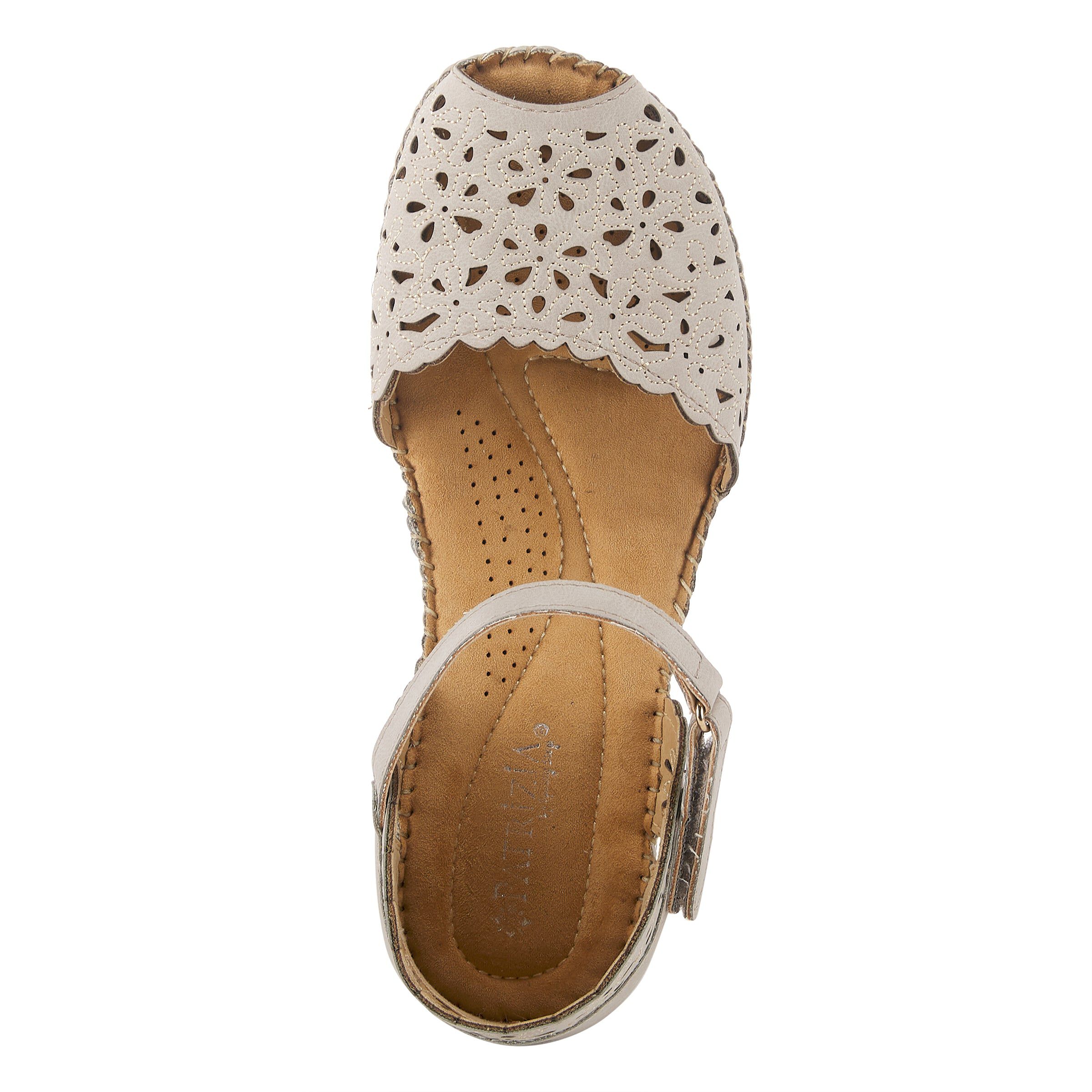 Gennina Closed Back Wedge Sandal, LIGHT GREY, alternate image number 3