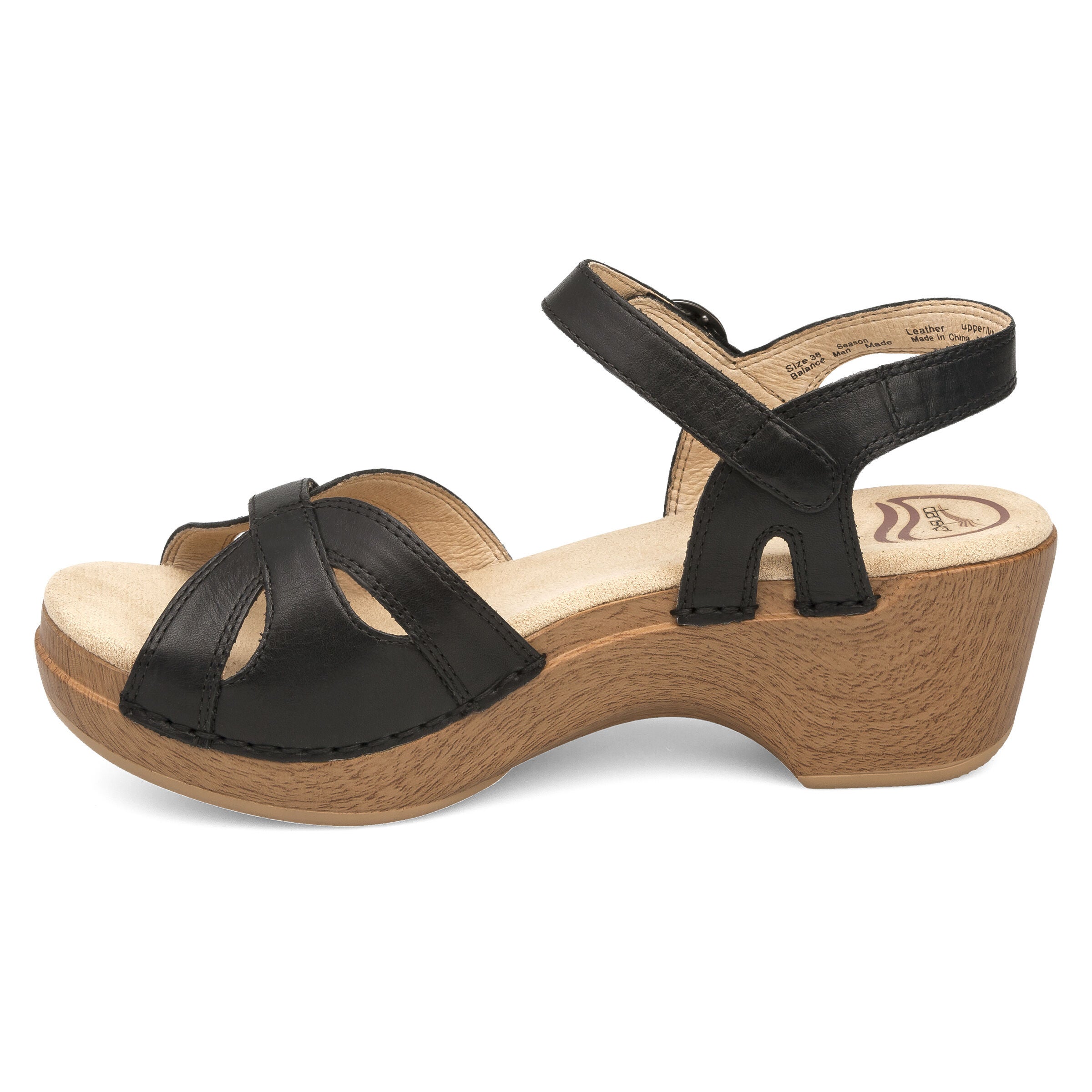 Season Sandal, BLACK, alternate image number 4