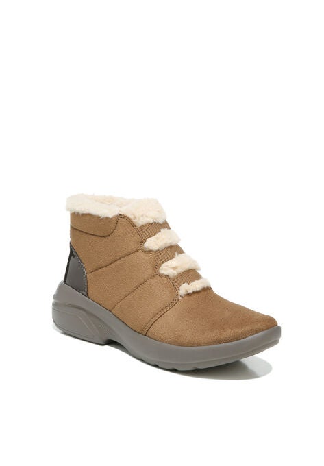 Golden Puff Bootie, TOFFEE MICROFIBER, hi-res image number null