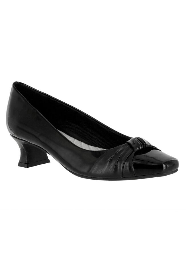 Waive Pump by Easy Street®, BLACK PATENT, hi-res image number 0