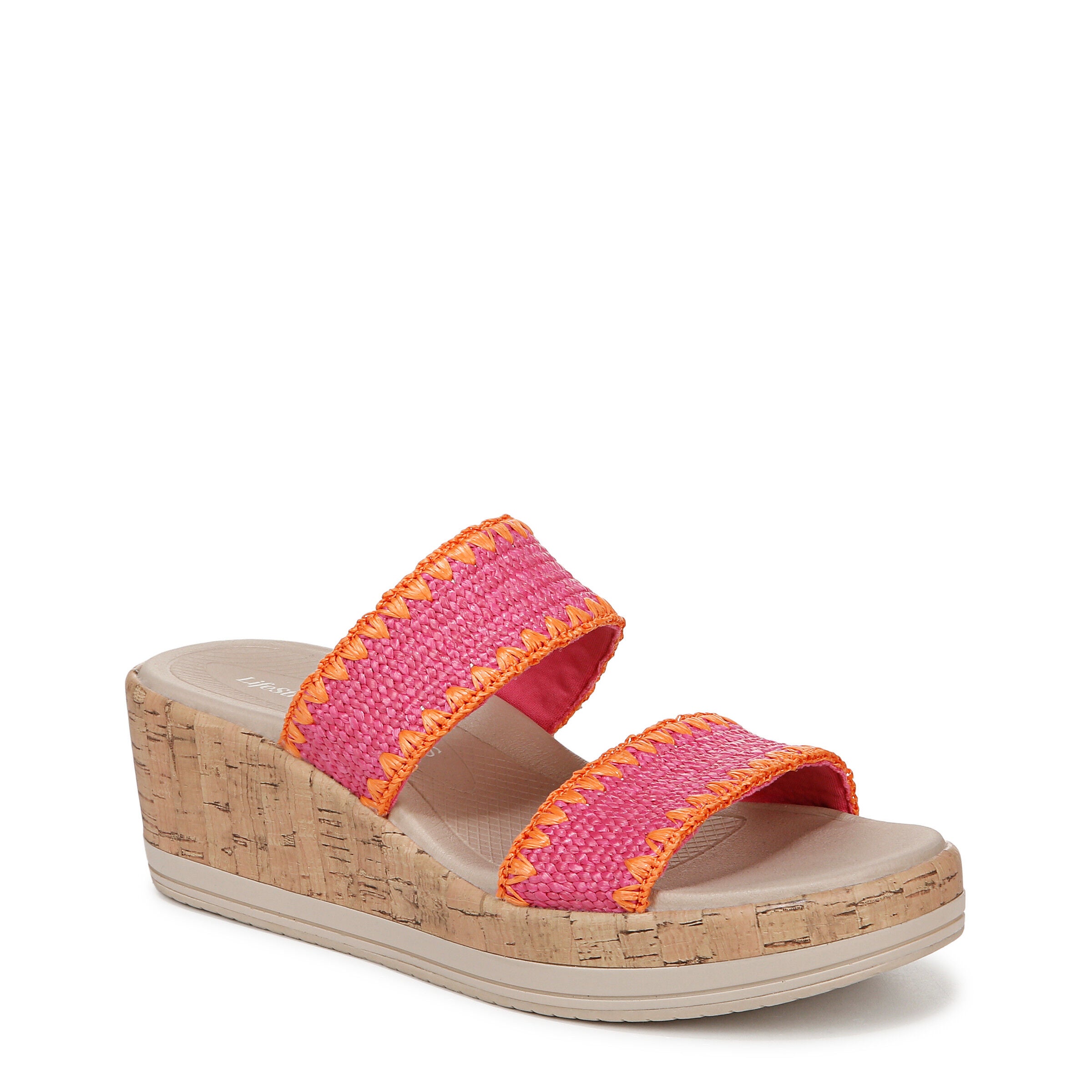Resort Wedge Sandal, PINK MULTI, hi-res image number 0