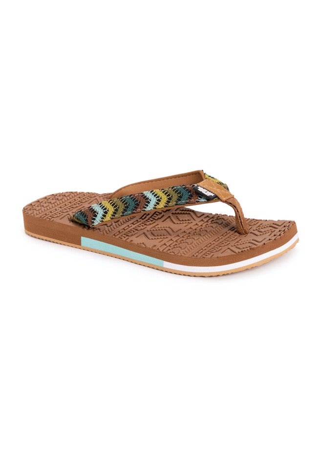 Sand Dune Sandals, GREEN MULTI, hi-res image number 0