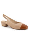 Dea Slingbacks by Trotters®, NUDE LUGGAGE EMBOSSED, hi-res image number null