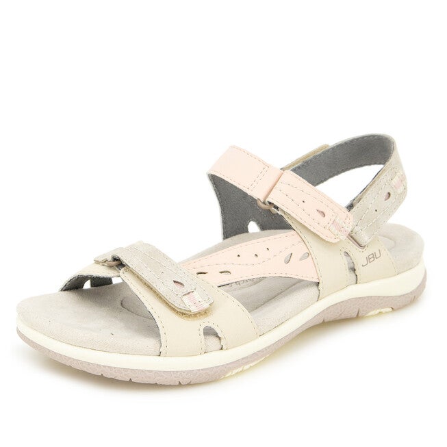 Stephie Vegan Sandal, CHALK ROSE METALLIC, alternate image number null