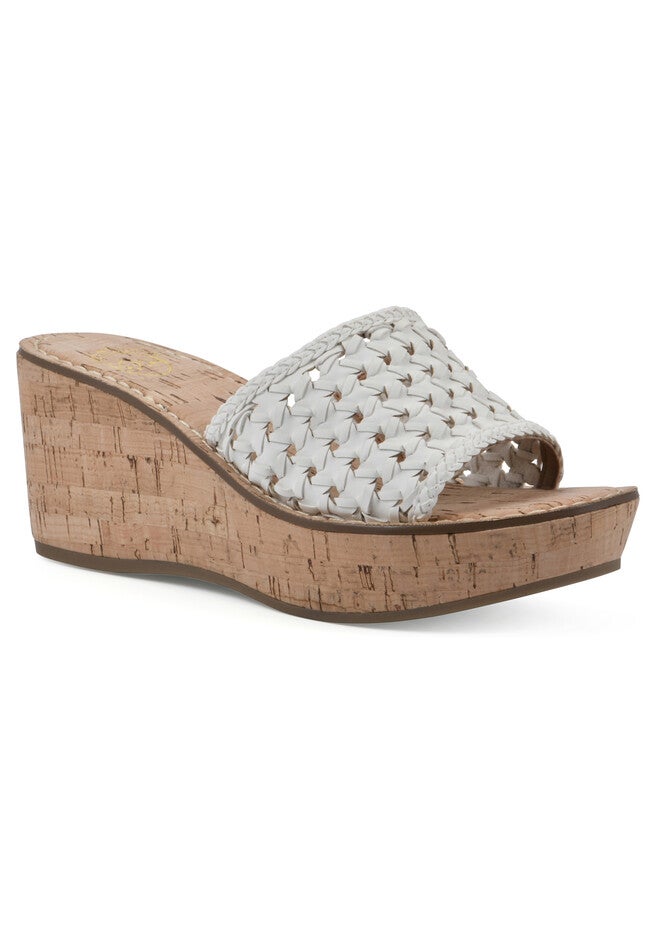 Charges Sandal, WHITE BURNISHED SMOOTH, hi-res image number 0