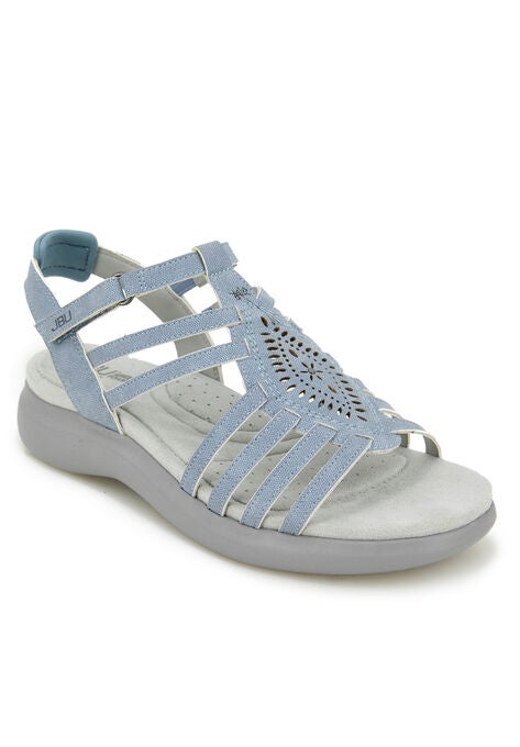 Lisbon Sandal, LIGHT DENIM, hi-res image number null