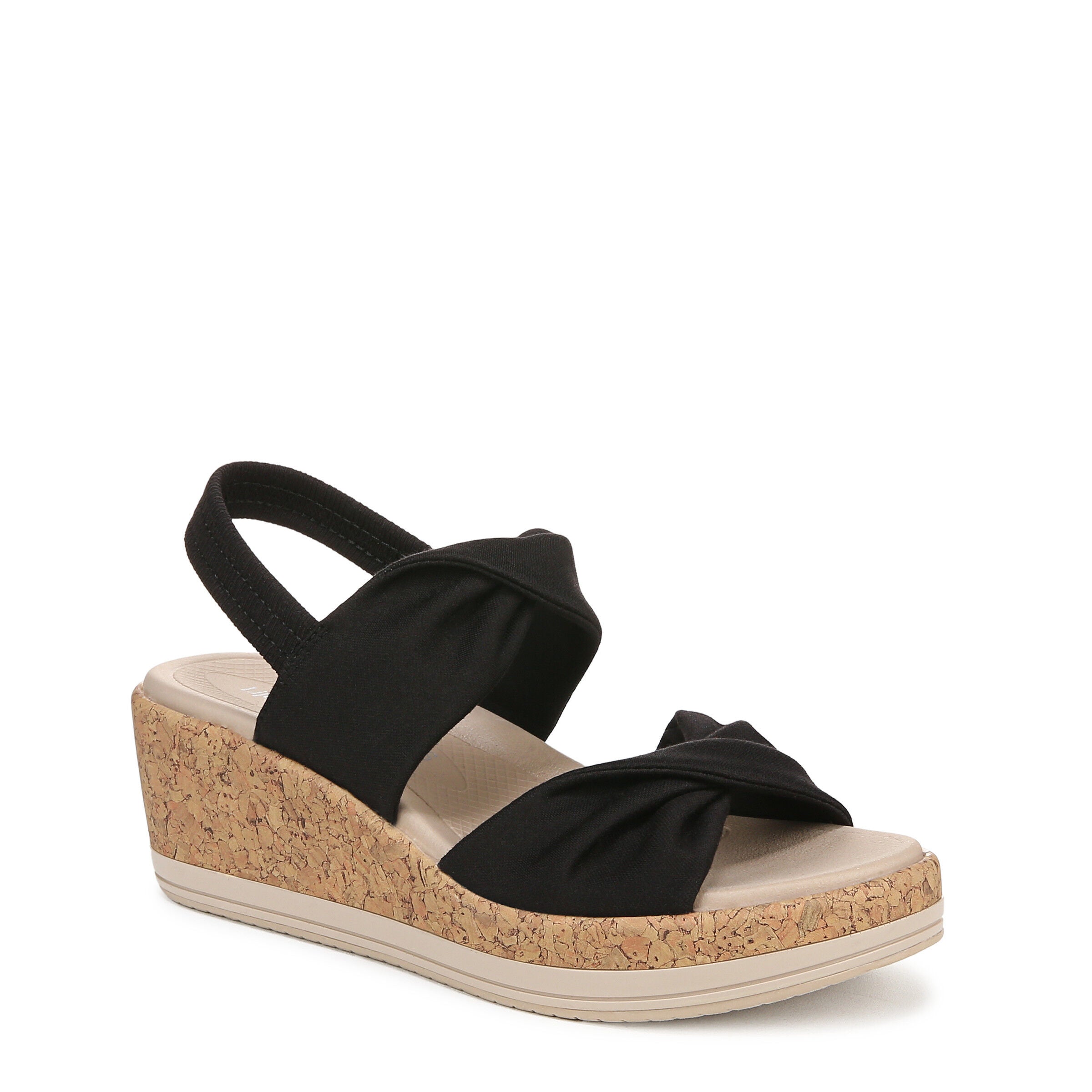 Riley Slingback Wedge Sandal, BLACK, hi-res image number 0