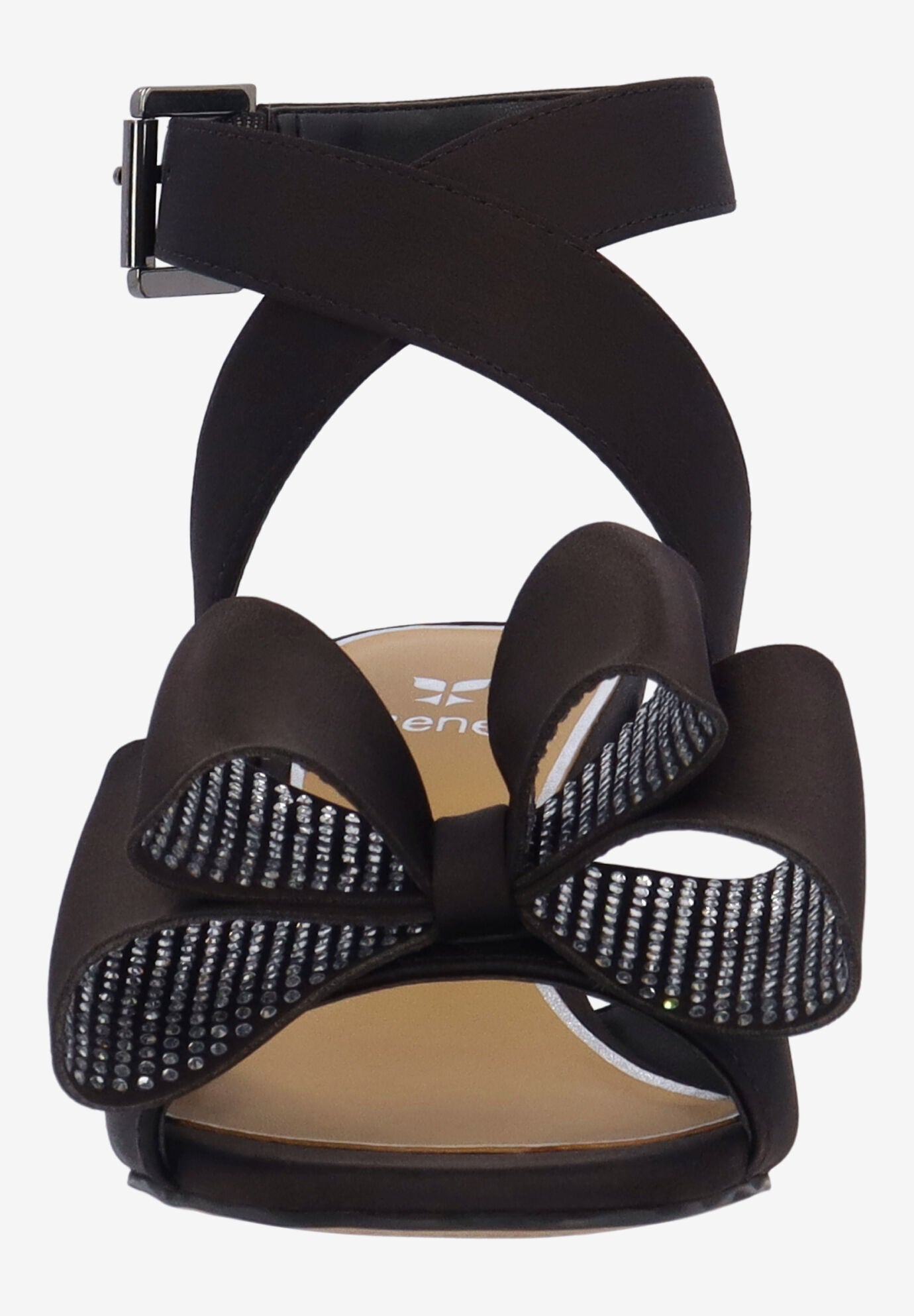 Nerelle Ankle Strap Sandal, BLACK, alternate image number 2