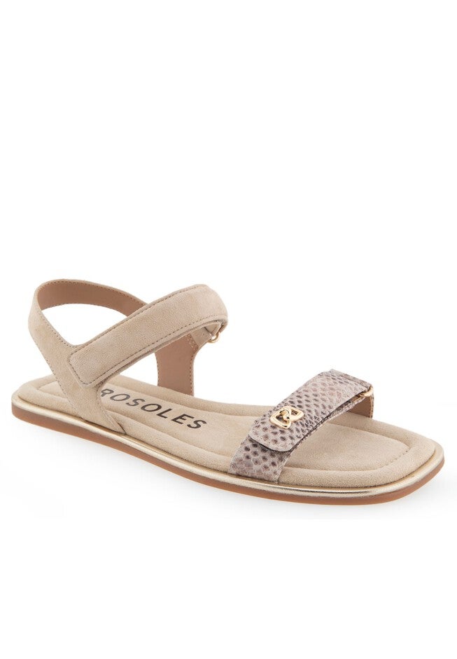Bruna Sandal, ROCCIA PRINT LEATHER, hi-res image number null