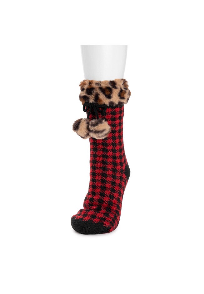 Cuff Cabin Slipper Socks, , alternate image number null