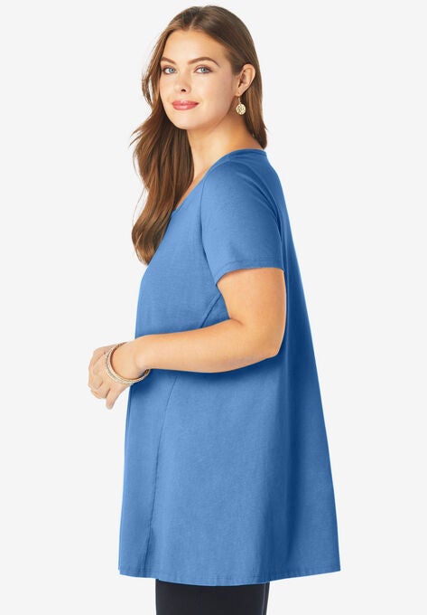 Scoopneck Swing Ultimate Tunic, , alternate image number null