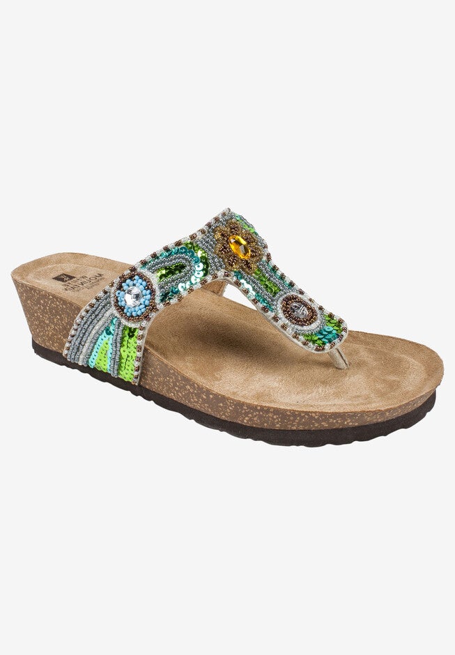 Bluejay Sandal , BEIGE MULTI, hi-res image number 0