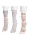 3 Pair Boot Slippers Socks, , alternate image number null