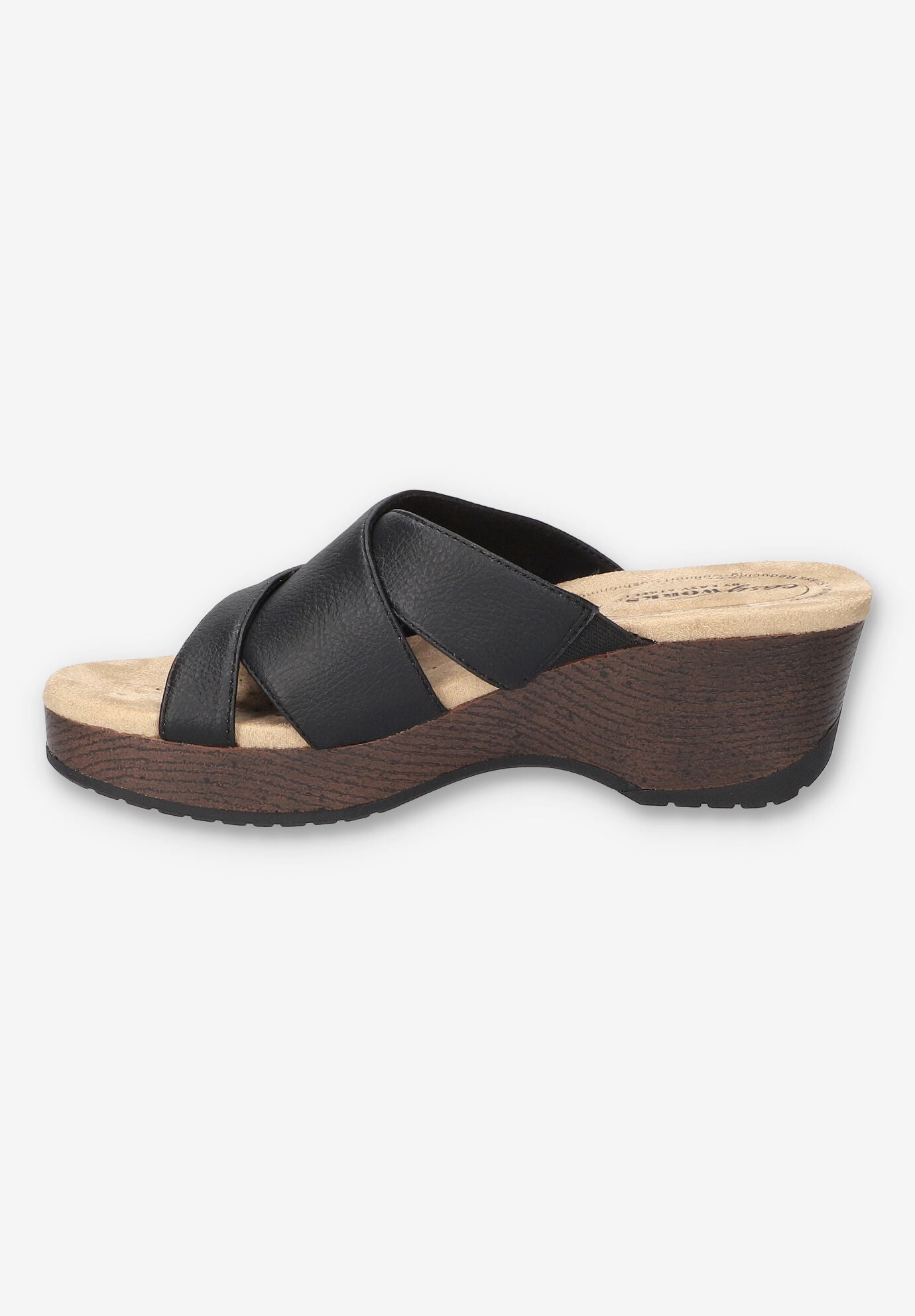 Ren Slip-Resistant Sandal, BLACK, alternate image number 4