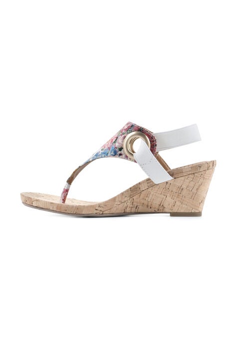 Aida Cork Wedge Sandal, , alternate image number null