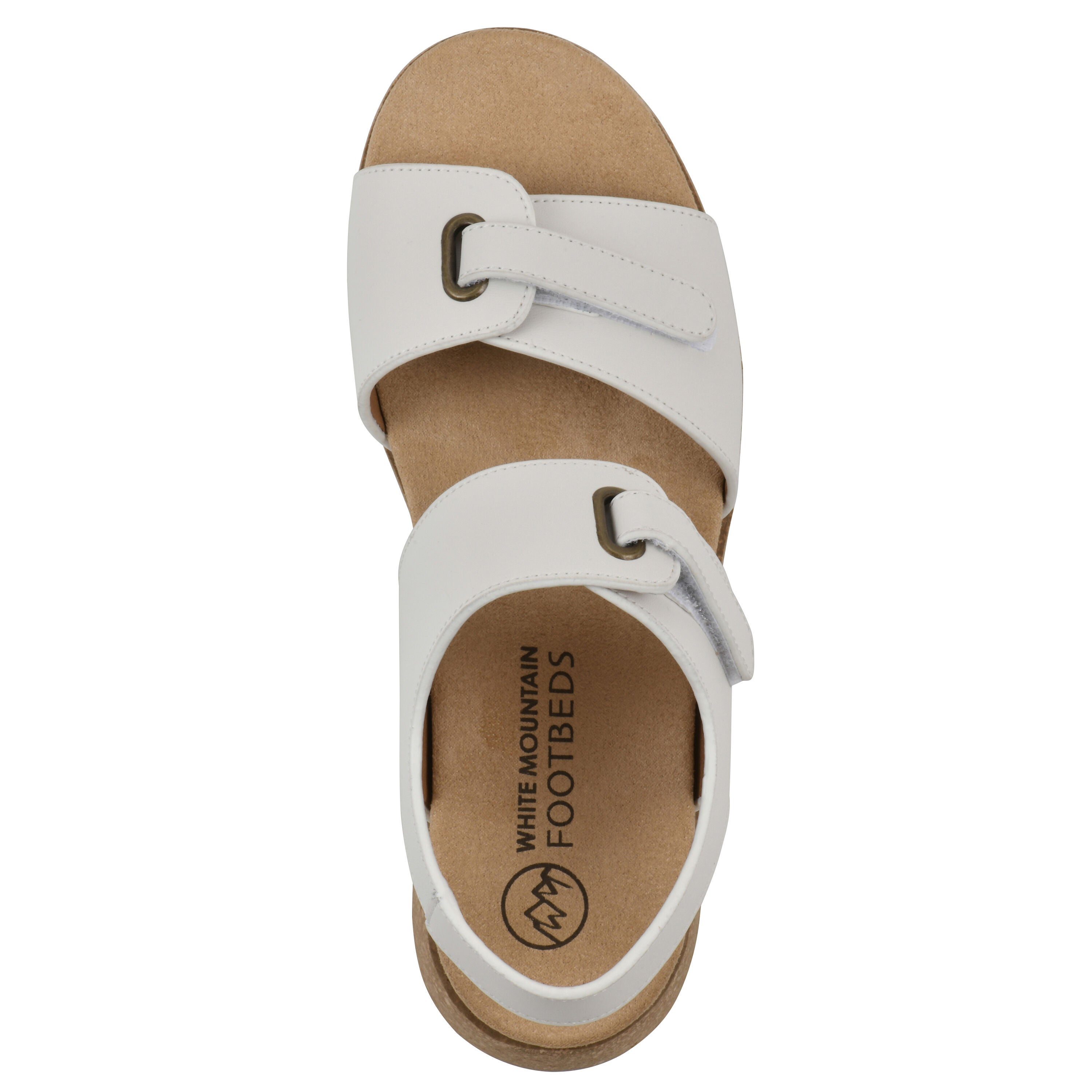 Gelato Wedge Sandal, WHITE LEATHER, alternate image number 4