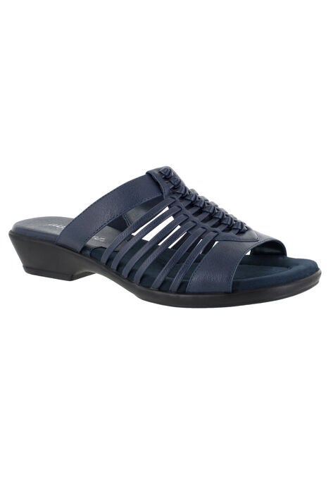 Nola Sandals by Easy Street®, NAVY, hi-res image number null