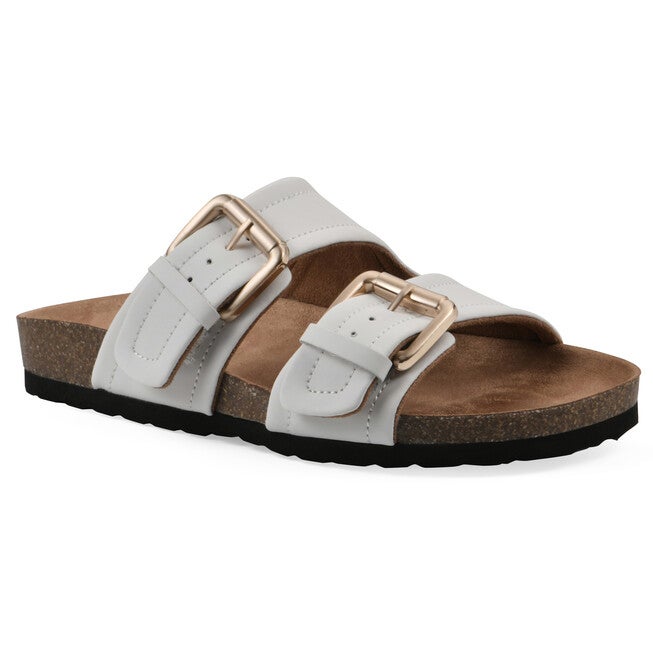 Griffon Footbeds Sandal, WHITE LEATHER, hi-res image number null