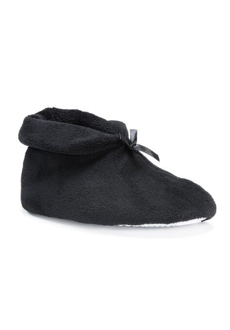 Terry Cuff Slippers, BLACK, hi-res image number null