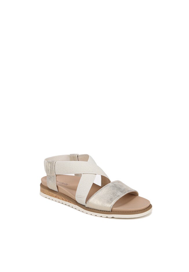 Islander Sandal, LIGHT GOLD FABRIC, hi-res image number null