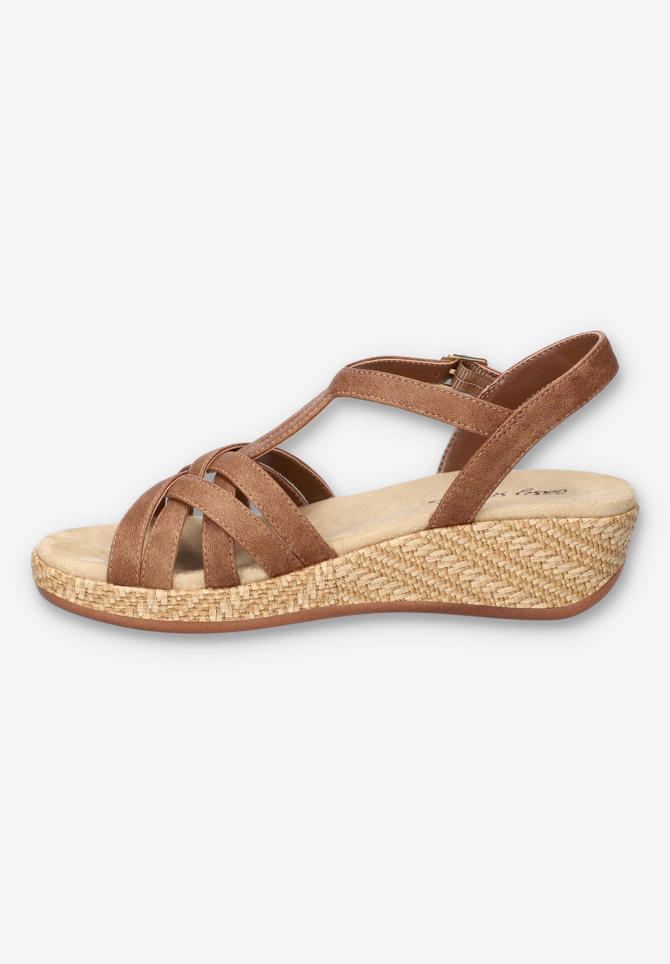 Lua Wedge Sandal, TAN, alternate image number 4