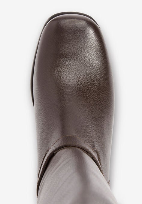 The Donna Wide Calf Leather Boot, , alternate image number null
