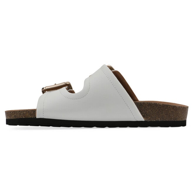 Griffon Footbeds Sandal, WHITE LEATHER, alternate image number null