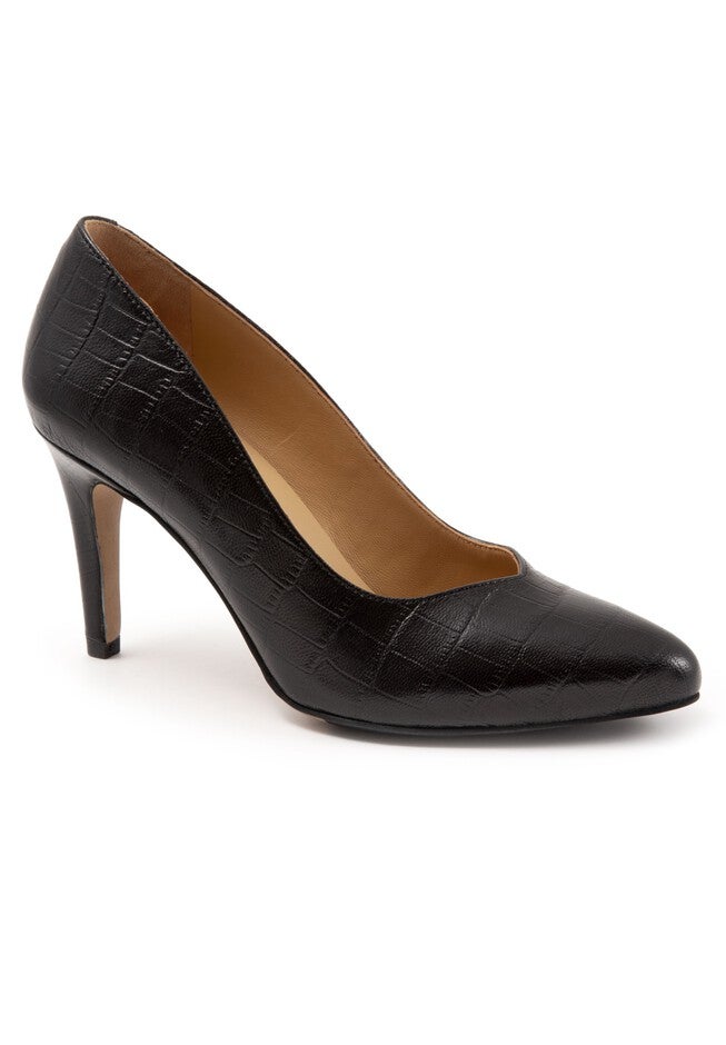 Angie Pump , BLACK CROCO, hi-res image number 0