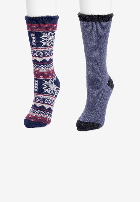 Heat Retainer 2-Pair Socks, , alternate image number null