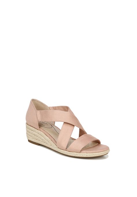 Siesta Wedge Espadrilles , BLUSH, hi-res image number null