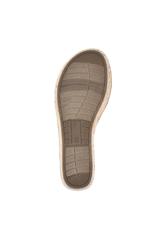White Mountain Simple Wedge Sandal, , alternate image number 2