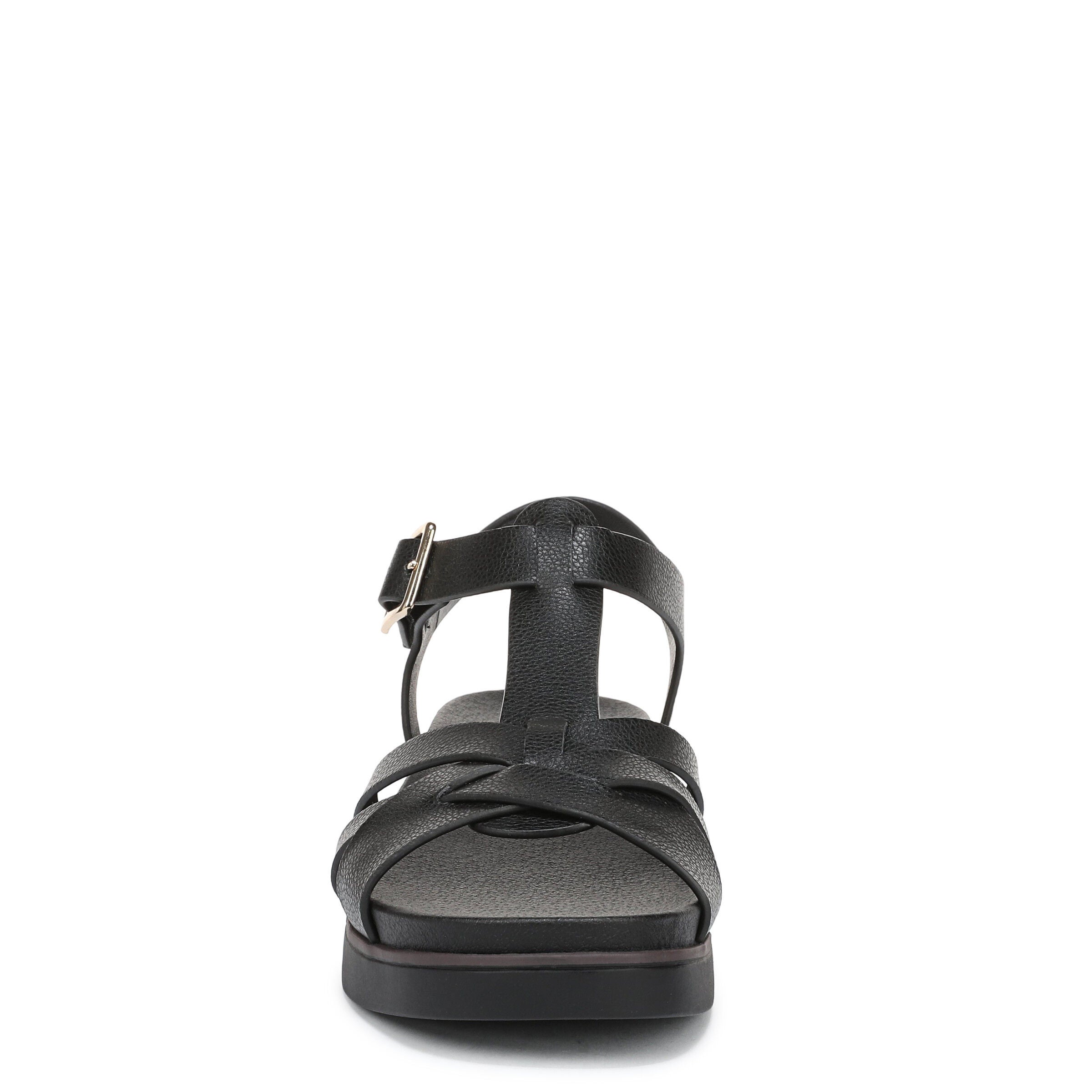 Grandiose Strappy Wedge Sandal, BLACK, alternate image number 4
