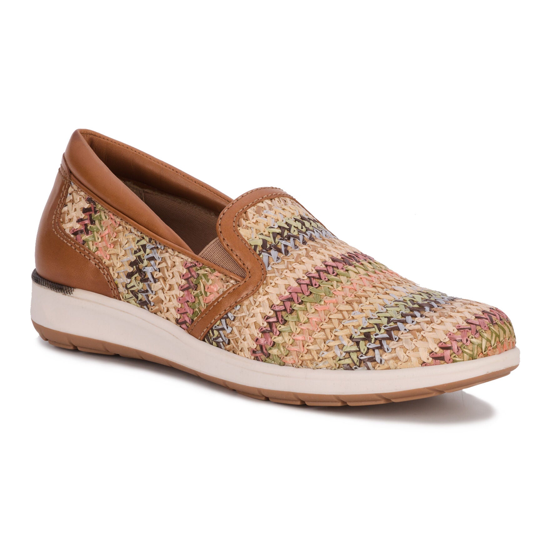 Orleans Casual Sneaker, RAFFIA LUGGAGE, alternate image number 7