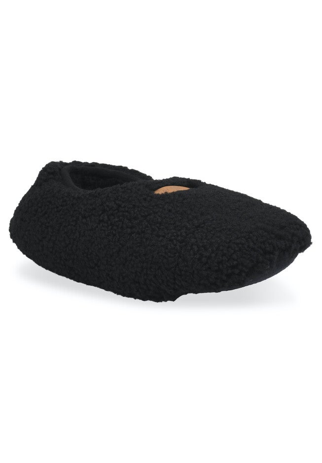 Berber Fullfoot Slipper, BLACK, hi-res image number null