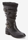 The Eden Wide Calf Boot, BLACK, hi-res image number null