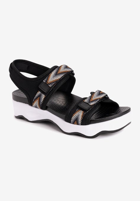 Roller Derby Sandal, BLACK, hi-res image number null